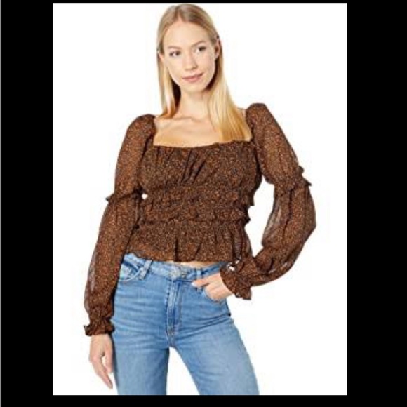 ASTR the Label Smocked Top - Picture 1 of 4